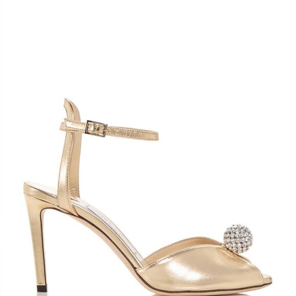 Jimmy Choo  Sacora 85 Embellished Sandals - - Picture 7 of 8